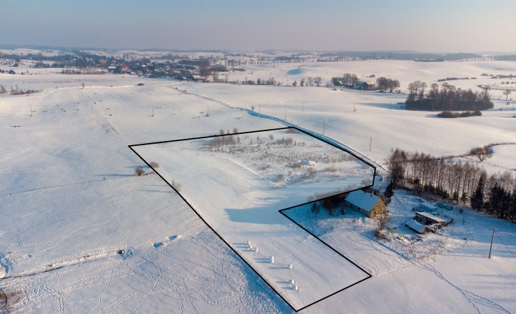 działka na sprzedaż - Jeziorany (gw), Franknowo