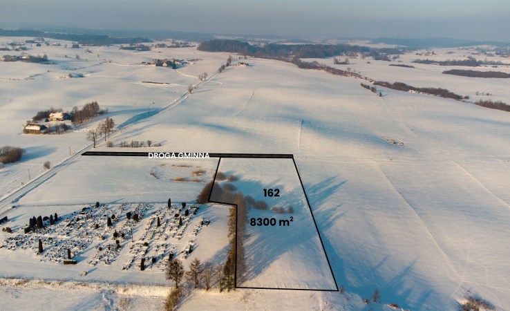 działka na sprzedaż - Jeziorany (gw), Franknowo