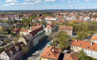 Centrum Ornety z lotu ptaka – lokalizacja mieszkan