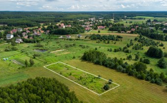 Działka budowlana Smolajny las i miejscowość Dobre