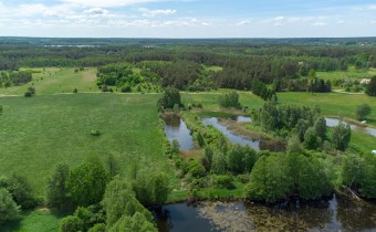 Działka Kotkowo z lotu ptaka – panorama okolicy, l