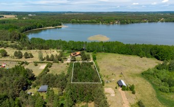 Panorama z drona – działka rekreacyjna Ruś na tle 