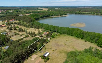 Widok z drona na miejscowość Ruś – działka rekreac