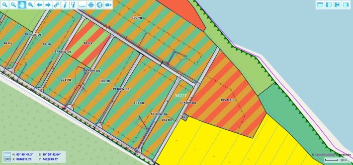 Wyrys z miejscowego planu zagospodarowania przestr