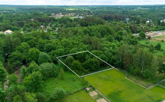 Działka budowlana Wadąg 979 m² – kontur działki na