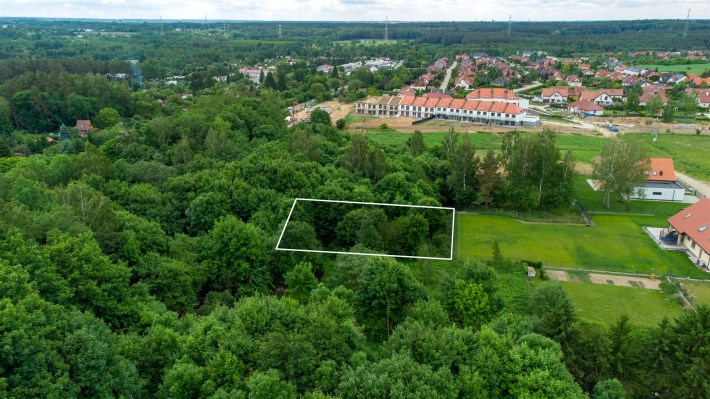 Działka budowlana blisko Olsztyna – Wadąg, las w b