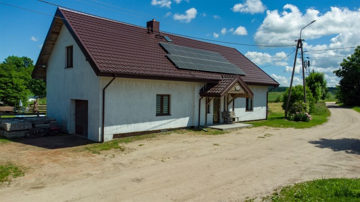Dom na sprzedaż gmina Dobre Miasto – widok od stro