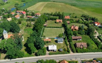 Działka budowlana Kurki gmina Olsztynek z lotu pta
