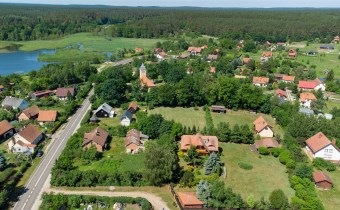 Miejscowość Kurki gmina Olsztynek widok z drona – 