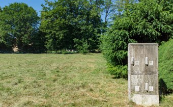 Wnętrze działki budowlanej w Kurkach gmina Olsztyn