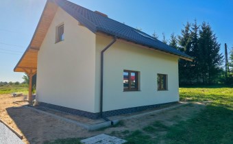 Elewacja frontowa domu w stanie deweloperskim – Ba