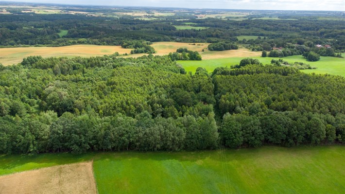 Łąka w sąsiedztwie działki budowlanej z warunkami 